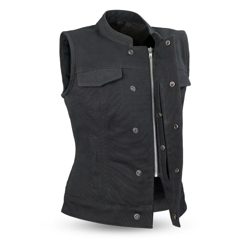 REBEL ALEX Motorcycle Canvas Vest