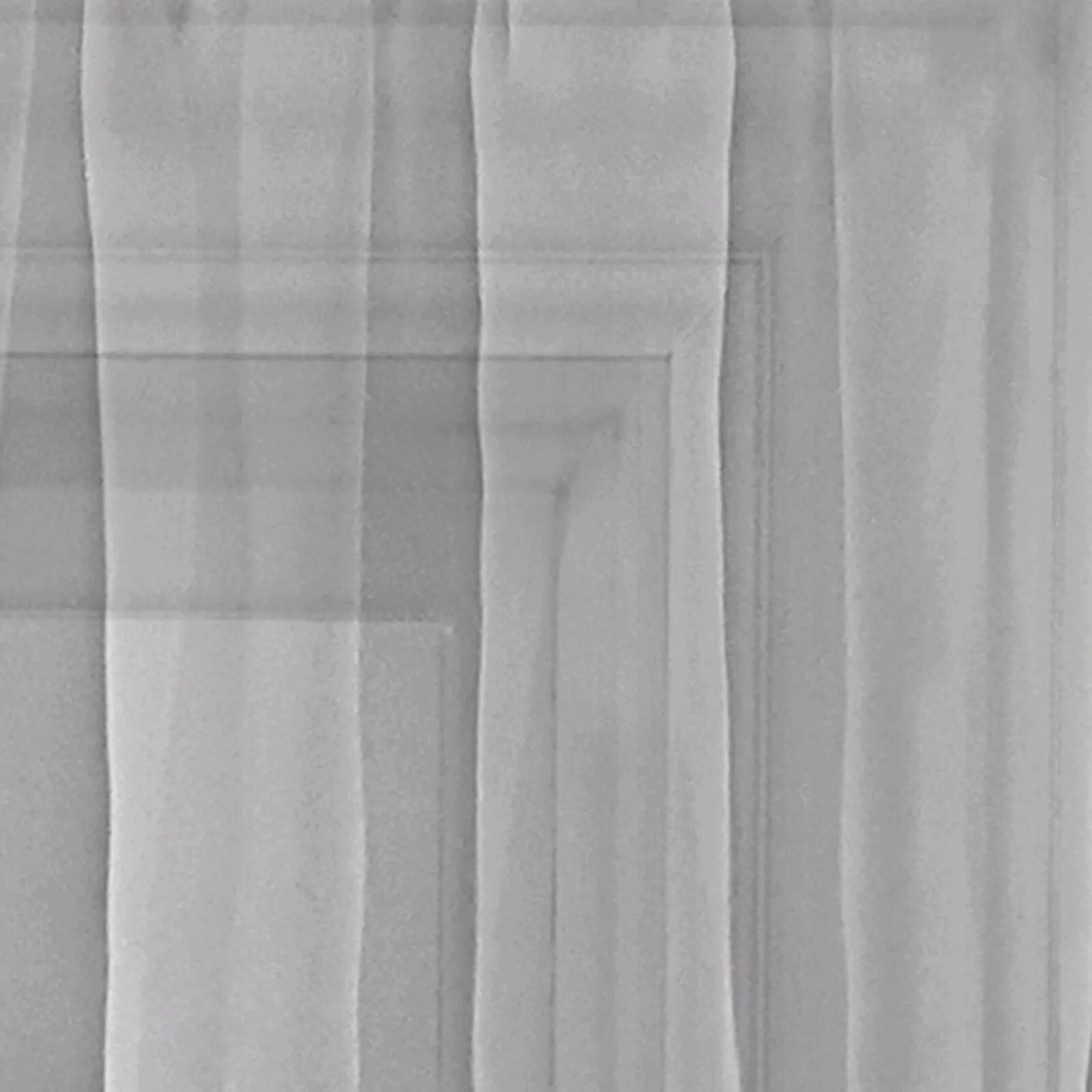 Regal Home Voile Solid Rod Pocket Ascot Valance Gray 54" x 20"