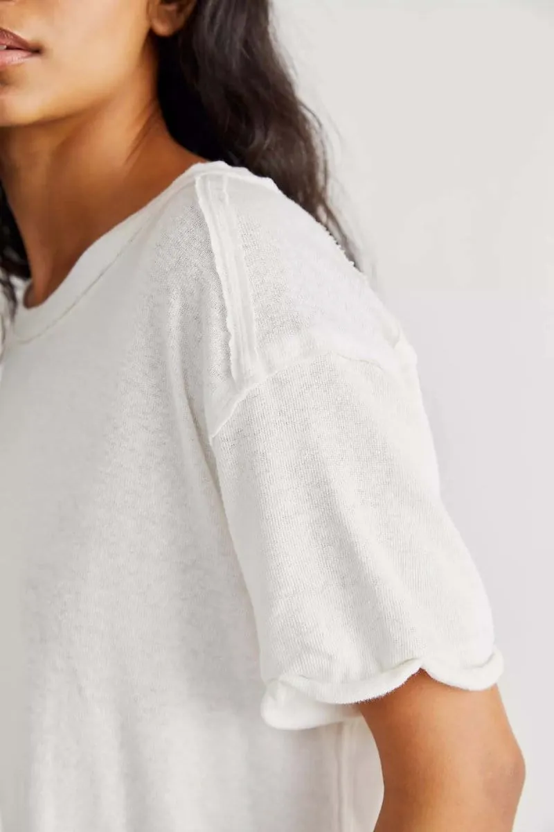 Restocked Perfect BF Tee Gardenia