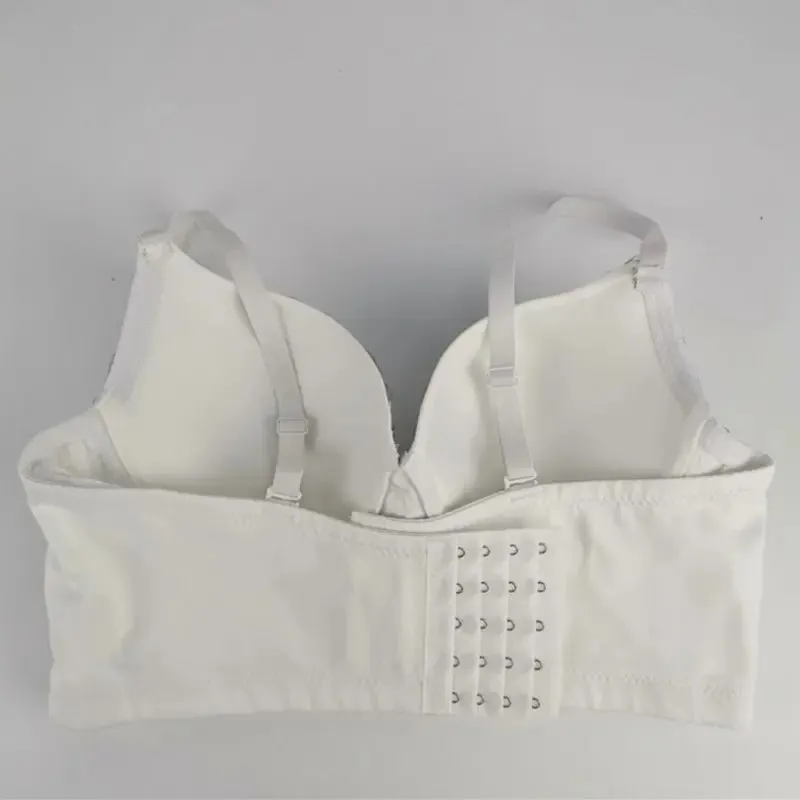Rhinestone Bustier Crop Top S
