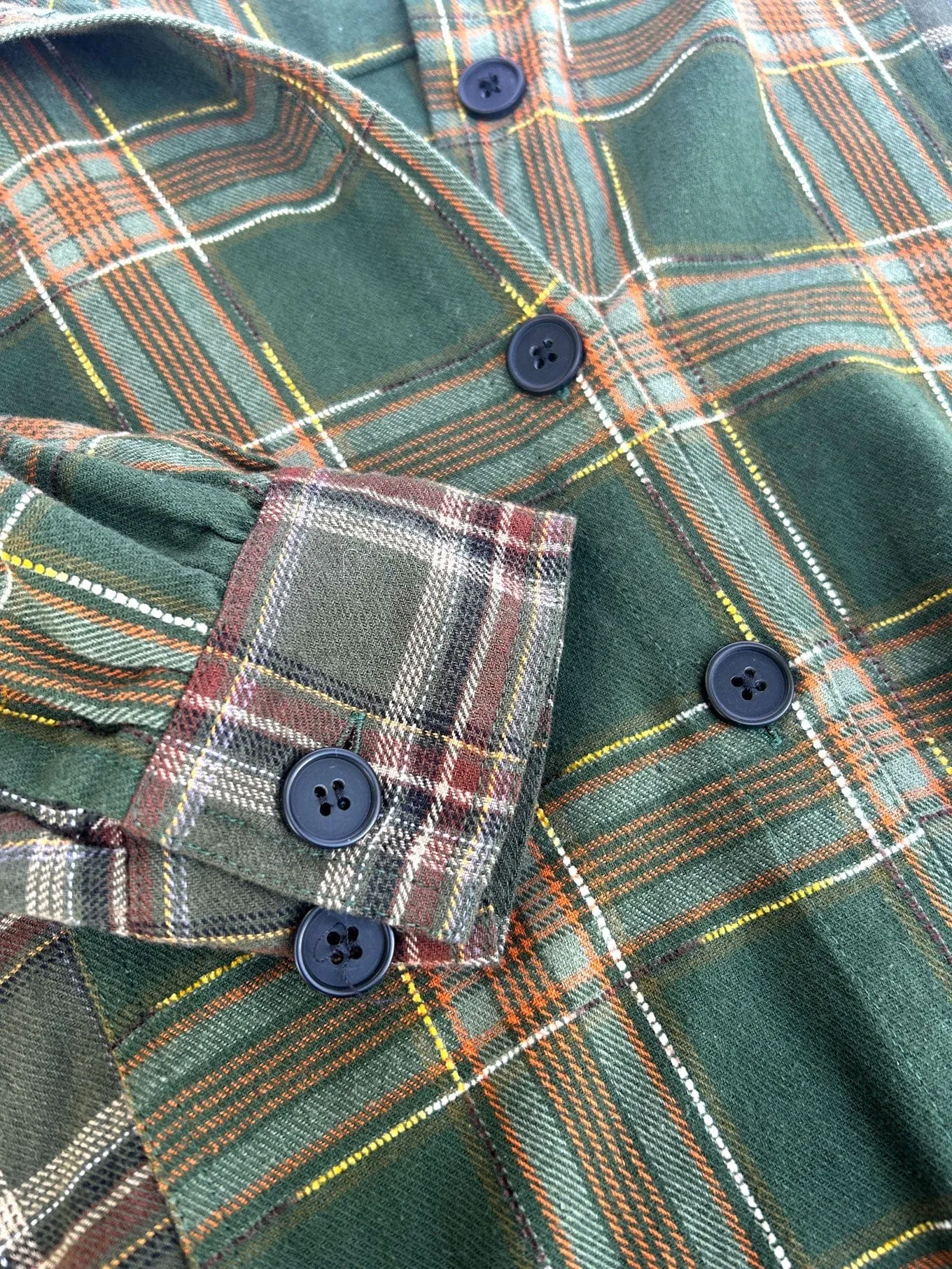Ruby Women's Organic Cotton Corduroy Dress | Patchwork Green