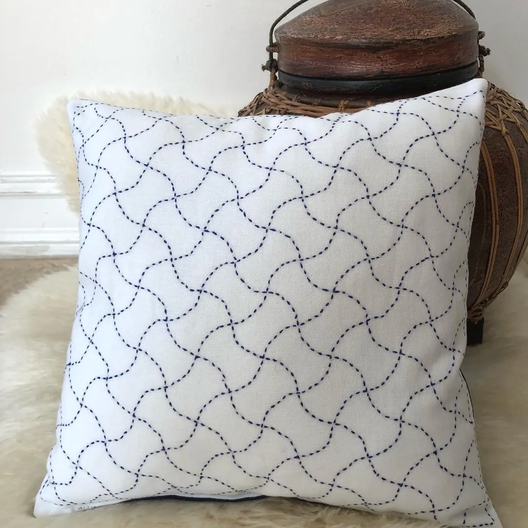 Sashiko Throw Pillows