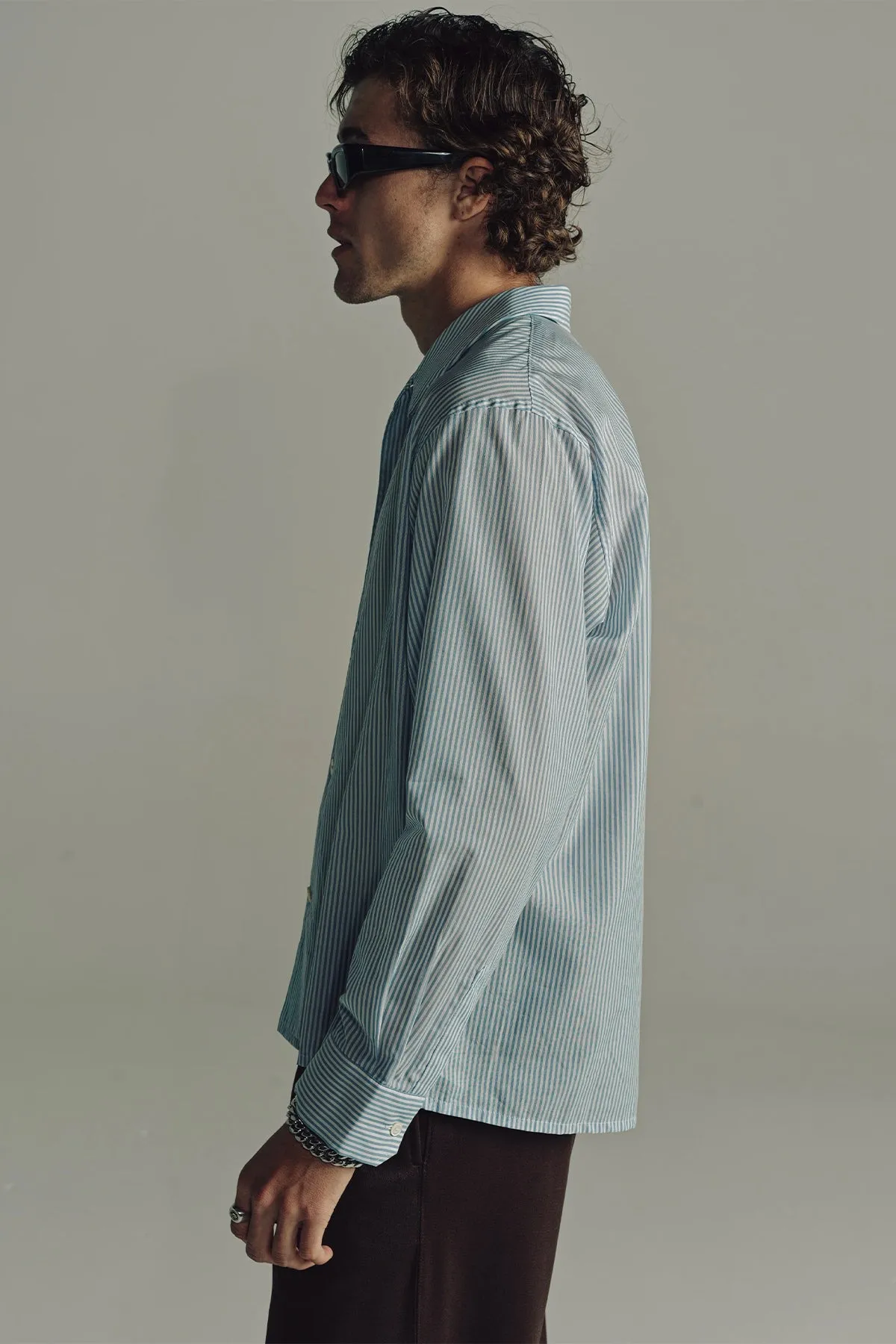 SECOND/LAYER | RELAXED LONG SLEEVE SHIRT