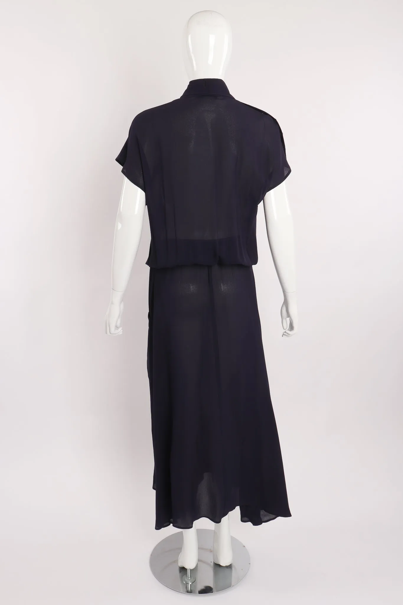 Sheer Longline Shirt Dress