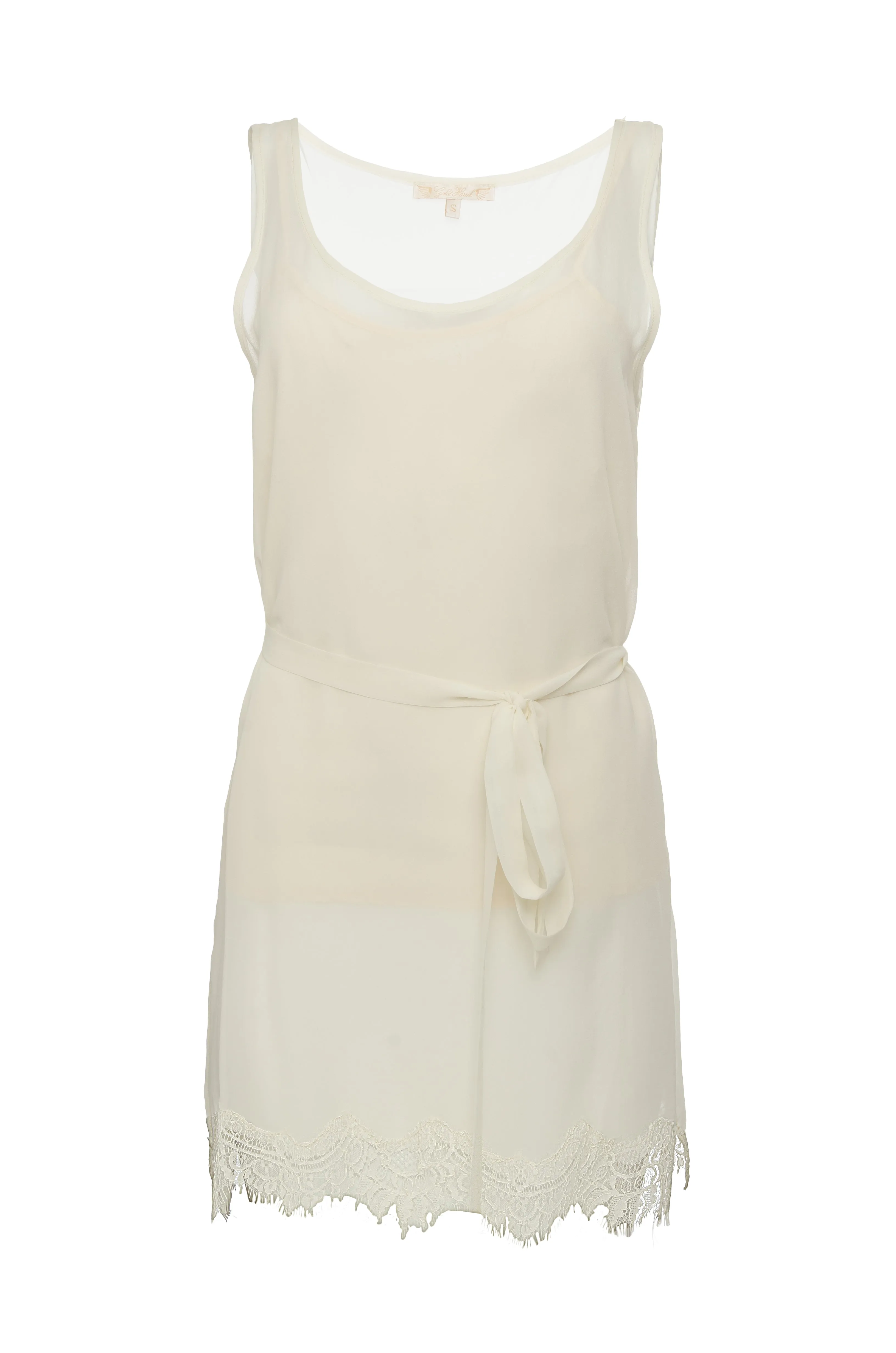 Sheer Silk Tank Top
