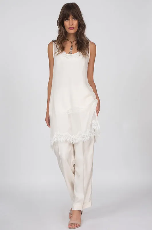 Sheer Silk Tank Top