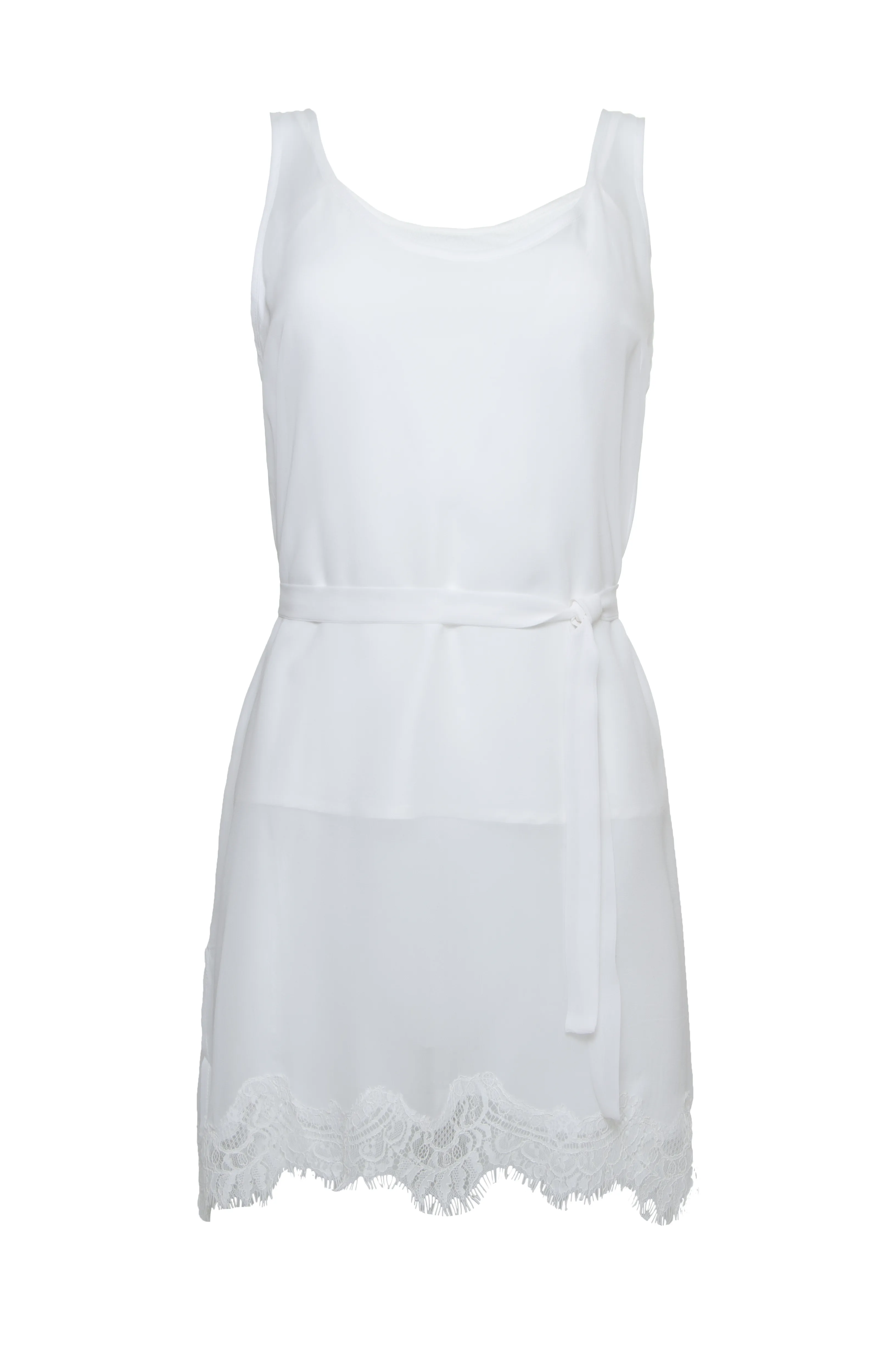 Sheer Silk Tank Top