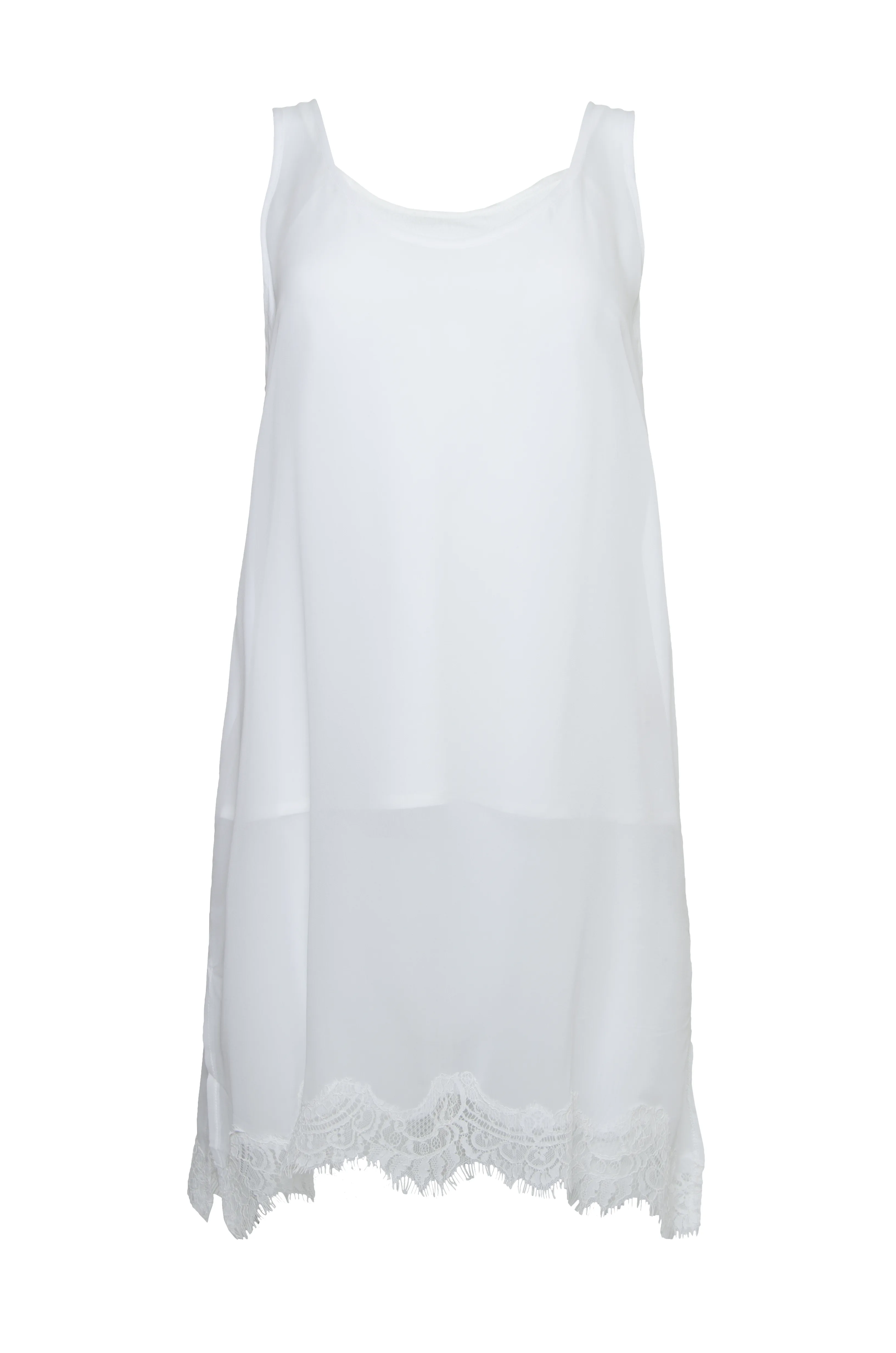 Sheer Silk Tank Top