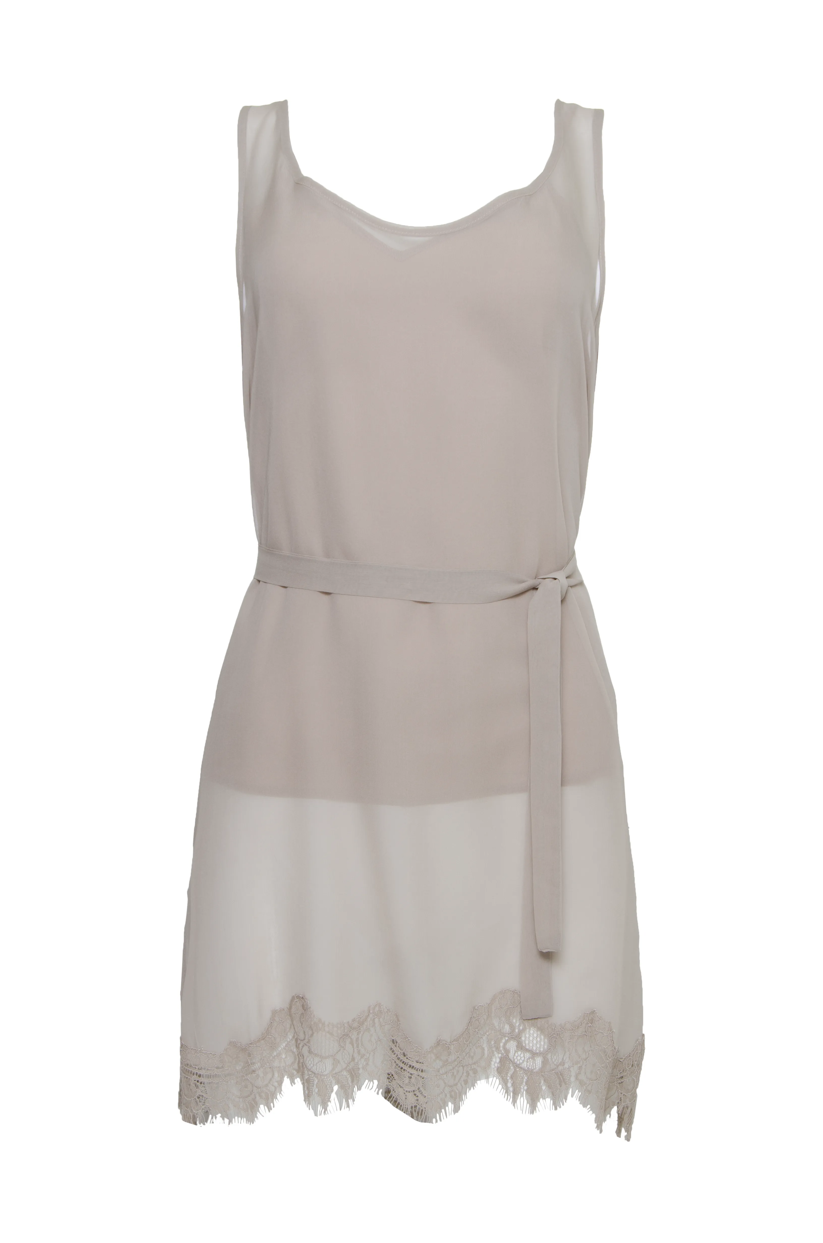 Sheer Silk Tank Top