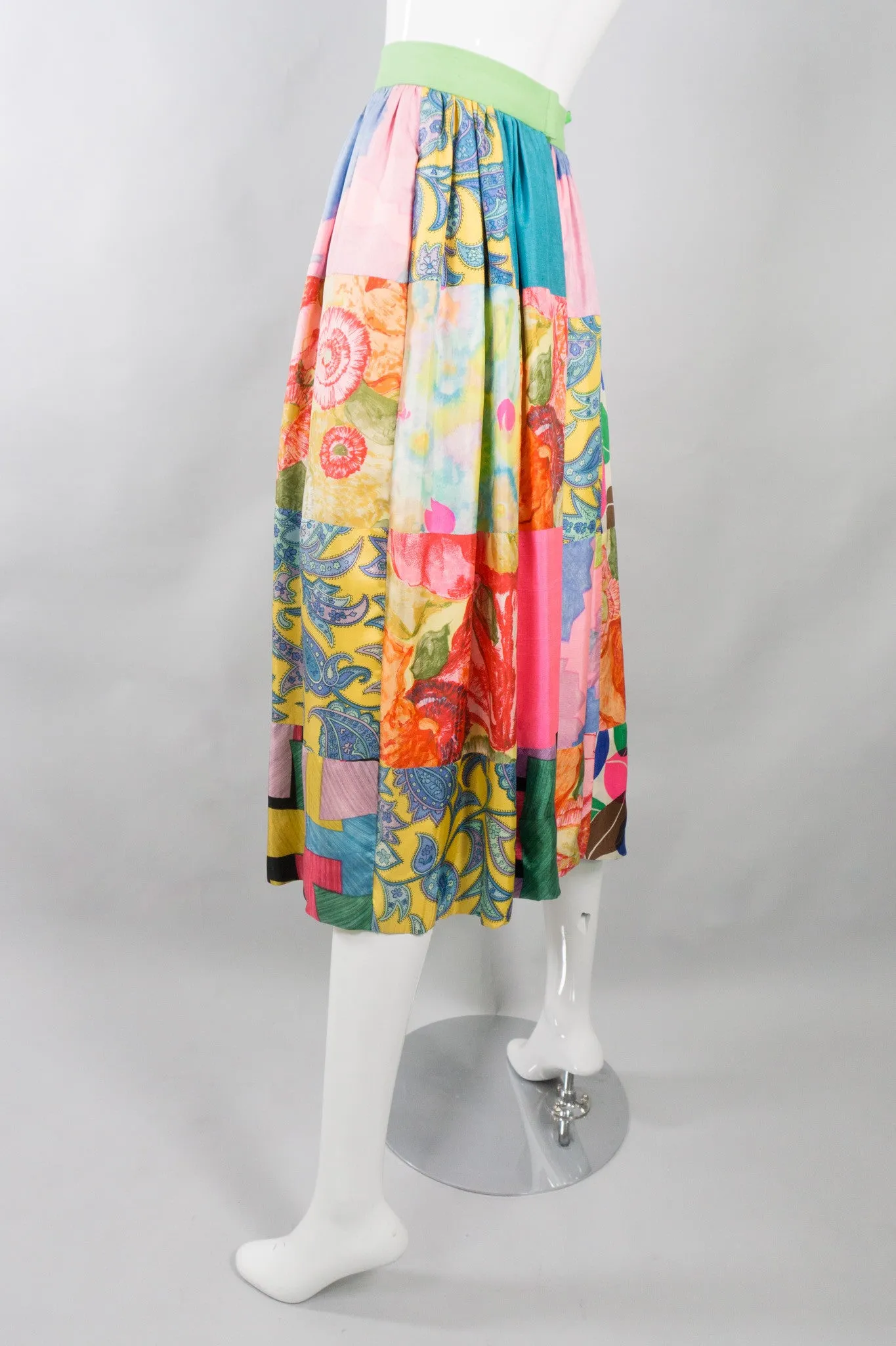 Silk Patchwork Coulottes