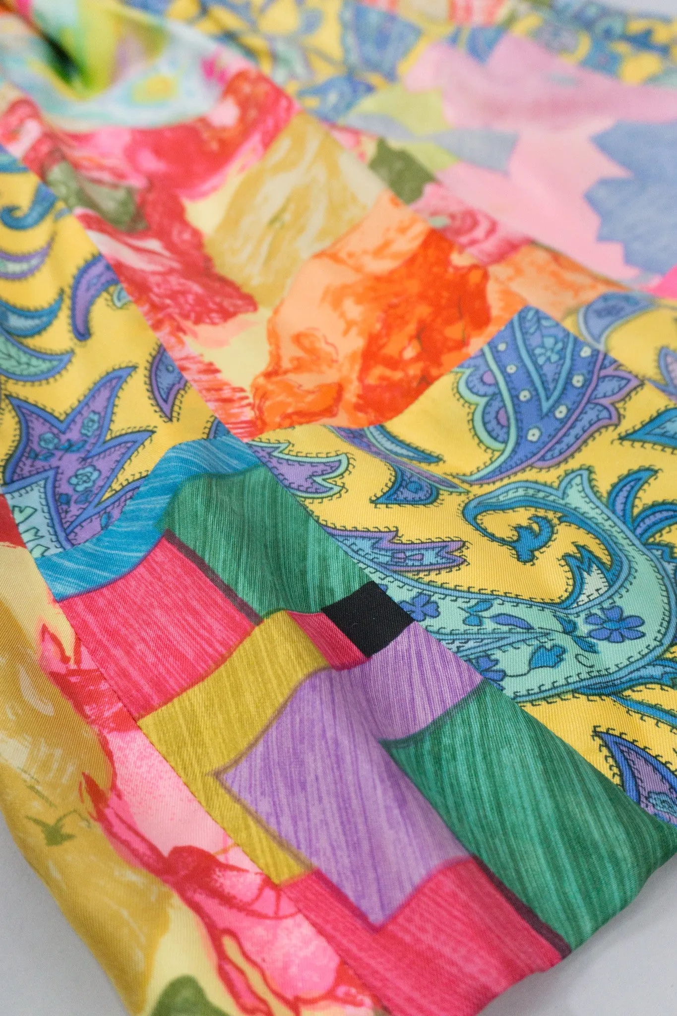 Silk Patchwork Coulottes