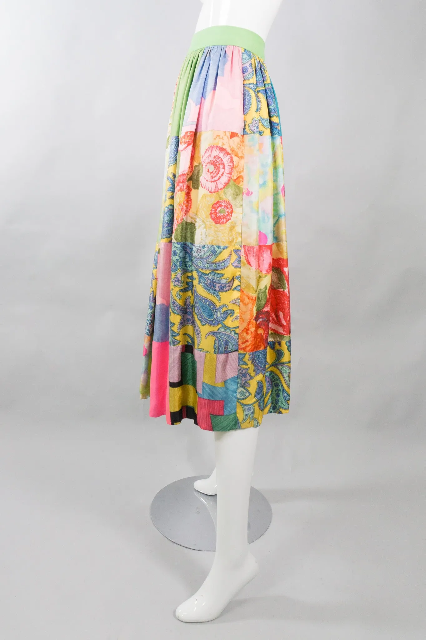 Silk Patchwork Coulottes