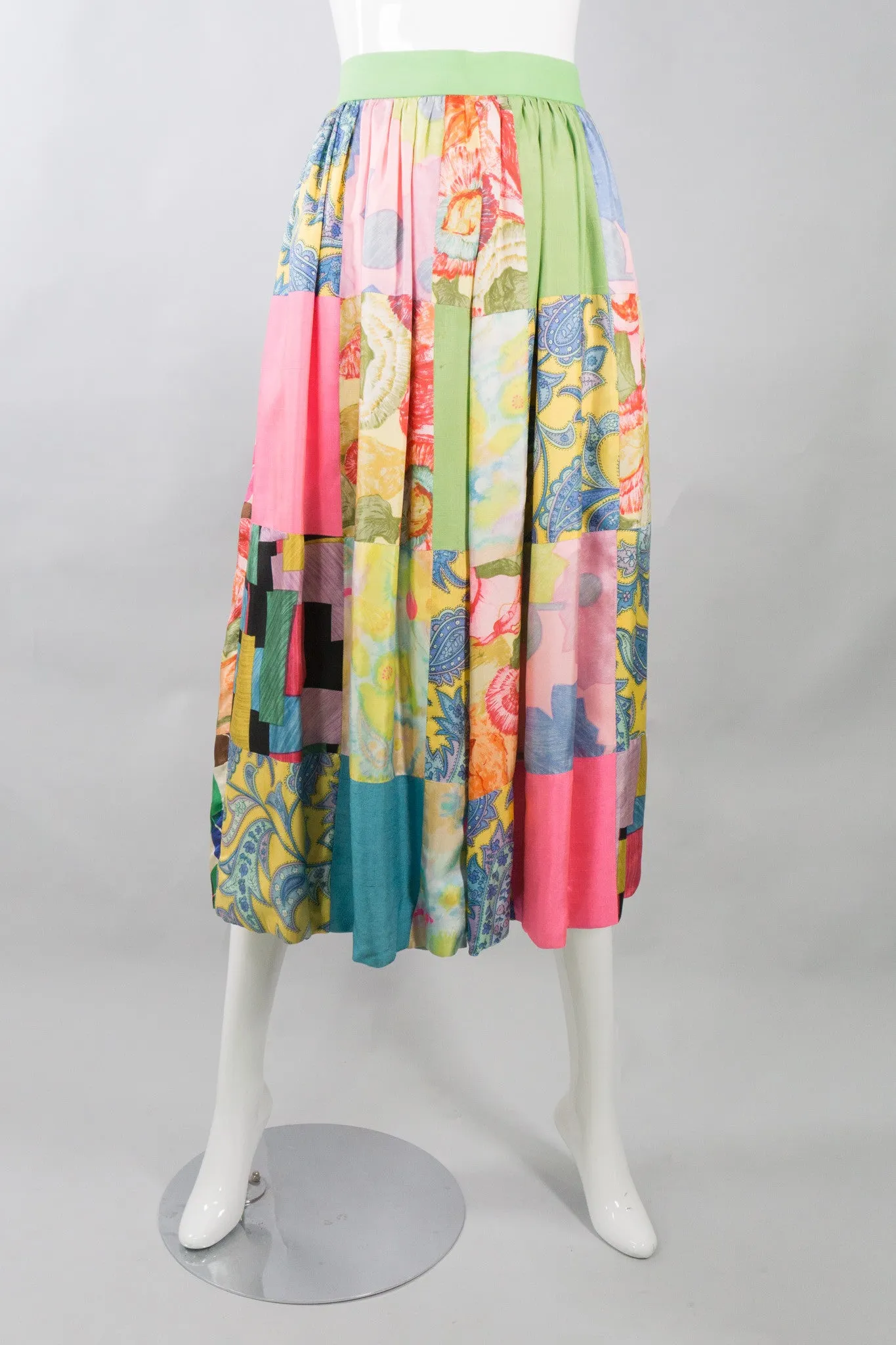Silk Patchwork Coulottes