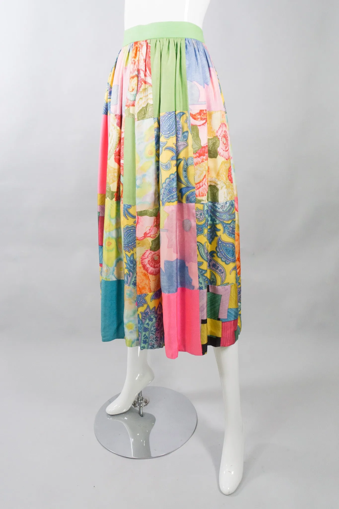 Silk Patchwork Coulottes