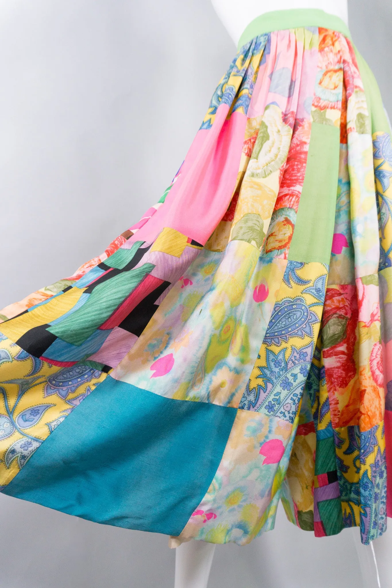 Silk Patchwork Coulottes