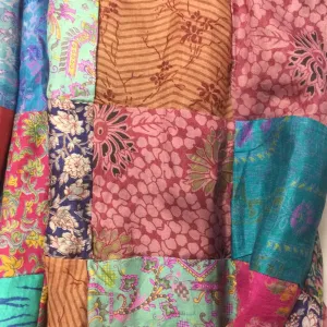 Silk Patchwork Scarf/Shawl