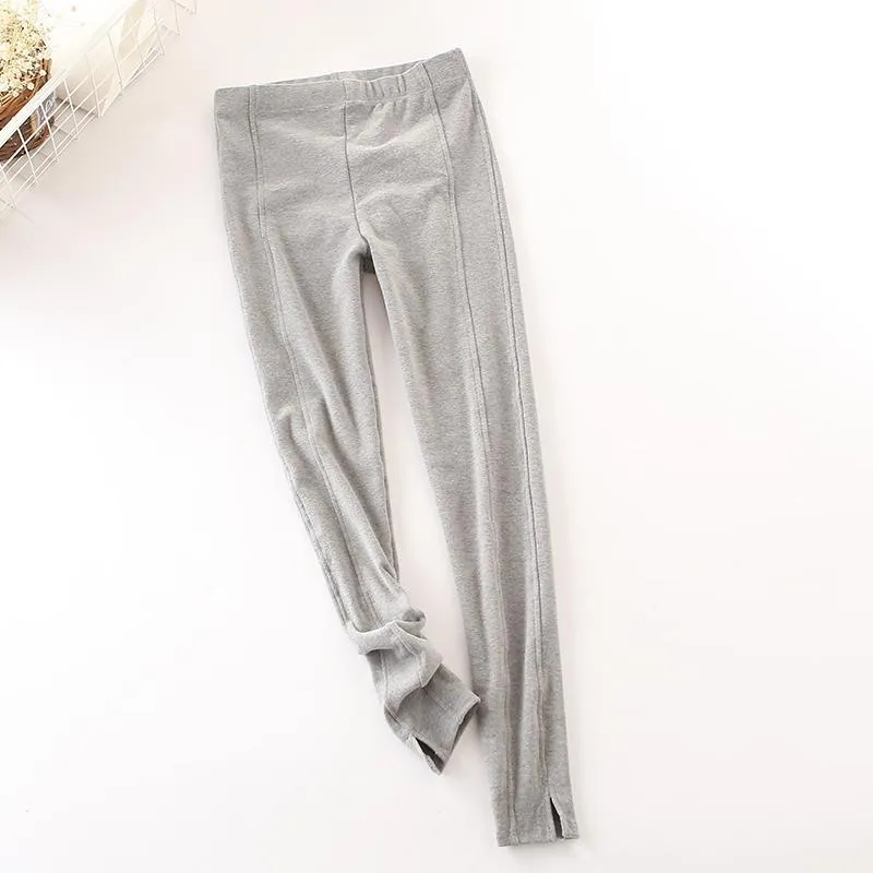 Solid Patchwork Leggings