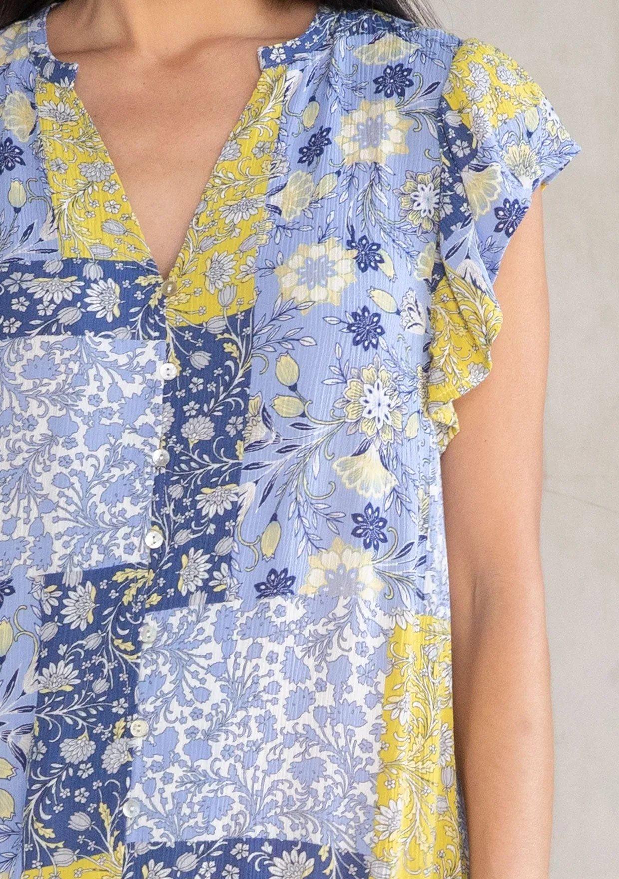 Sophie Patchwork Mini Dress