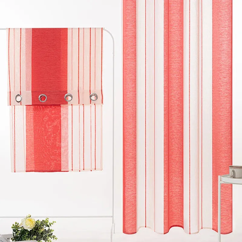 Stella Striped Sheer Curtains (1 Panel)