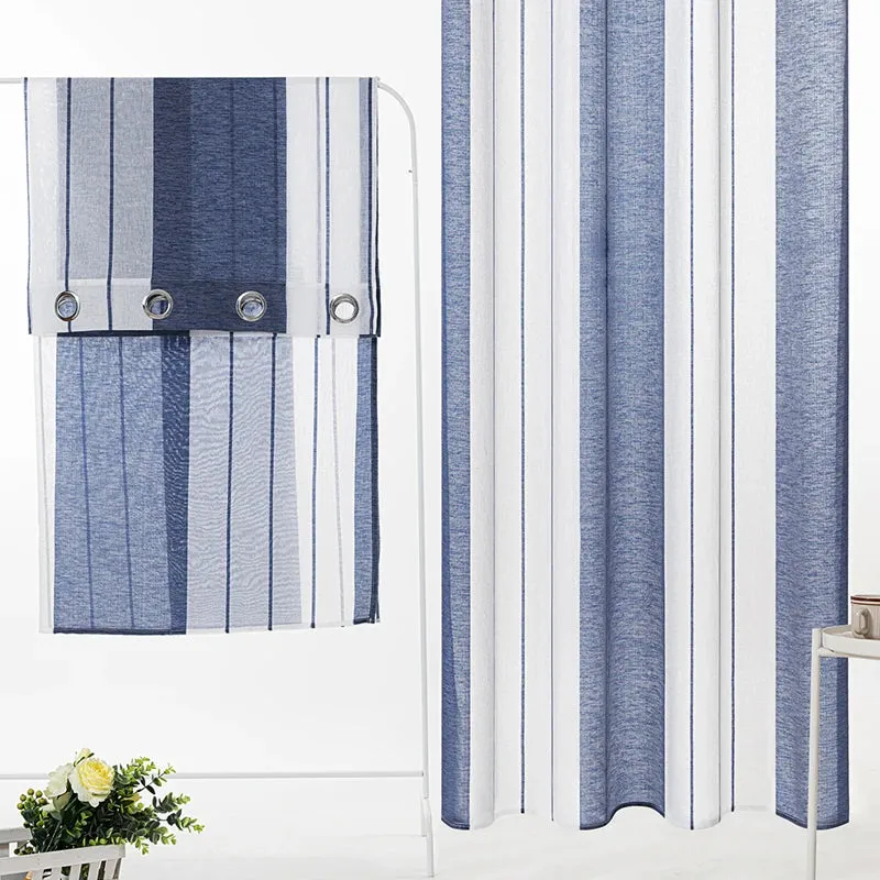 Stella Striped Sheer Curtains (1 Panel)