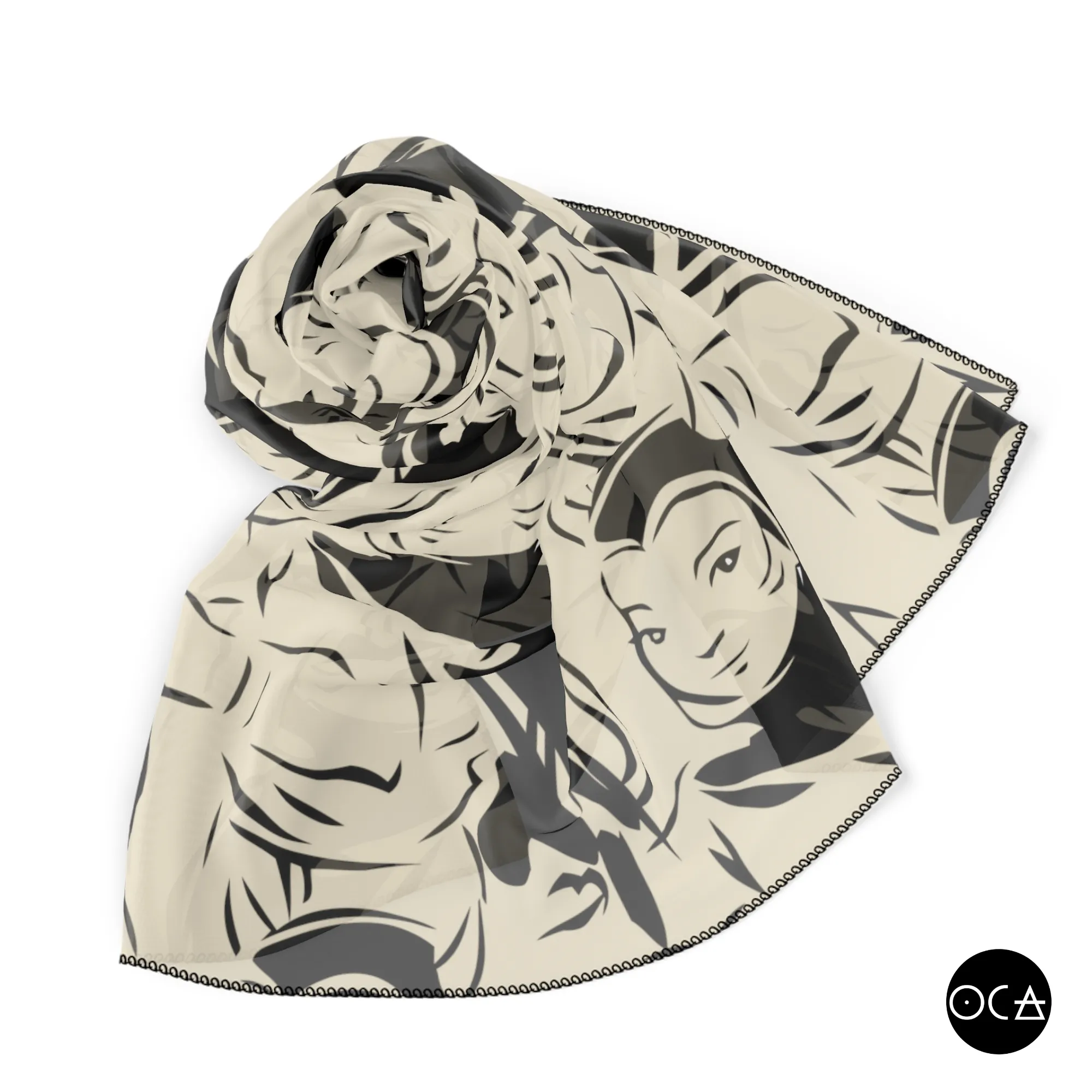 Storyscarf: SheDevil (Sheer Scarf/Multiple Colors)