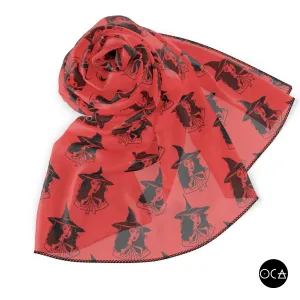 Storyscarf: Witchy Ways (Sheer Scarf/Multiple Colors)