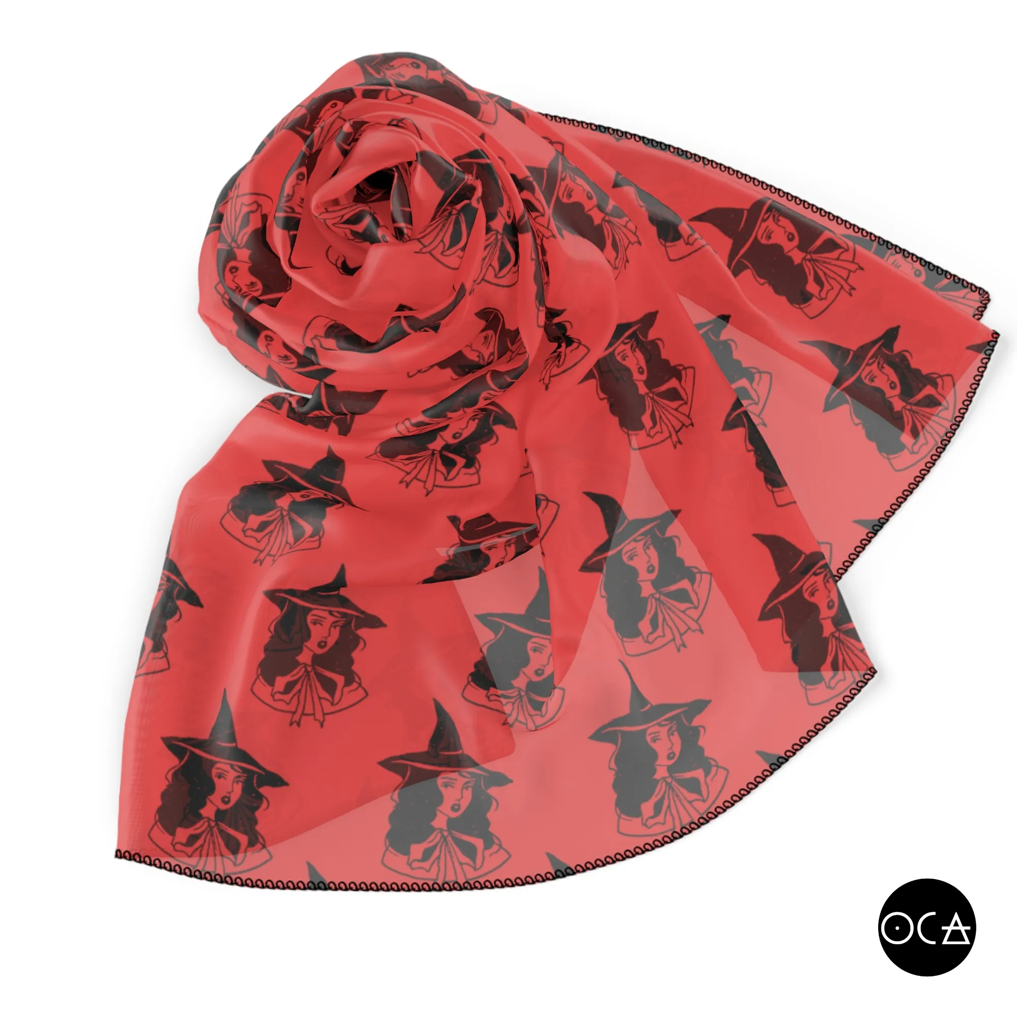 Storyscarf: Witchy Ways (Sheer Scarf/Multiple Colors)
