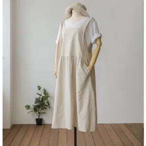 Summer Dress Ladies Dress Plus Cotton Women Tank Sleeveless Dress
