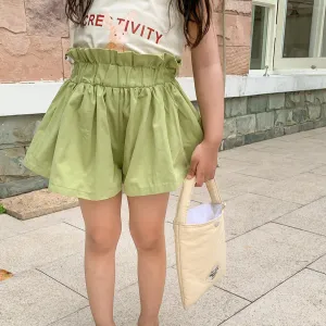 Supersoft Girls Summer Shorts- Sage