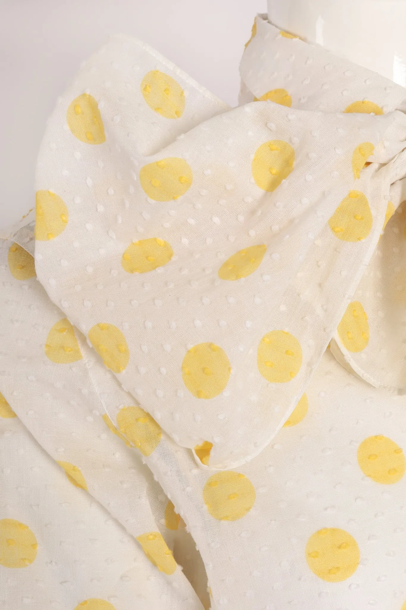 Swiss Dot Polka Shirt & Scarf
