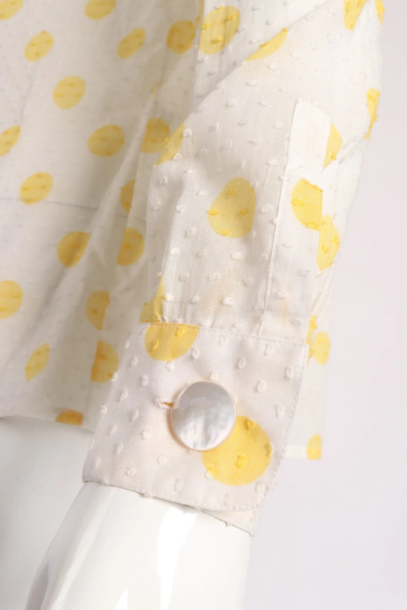 Swiss Dot Polka Shirt & Scarf