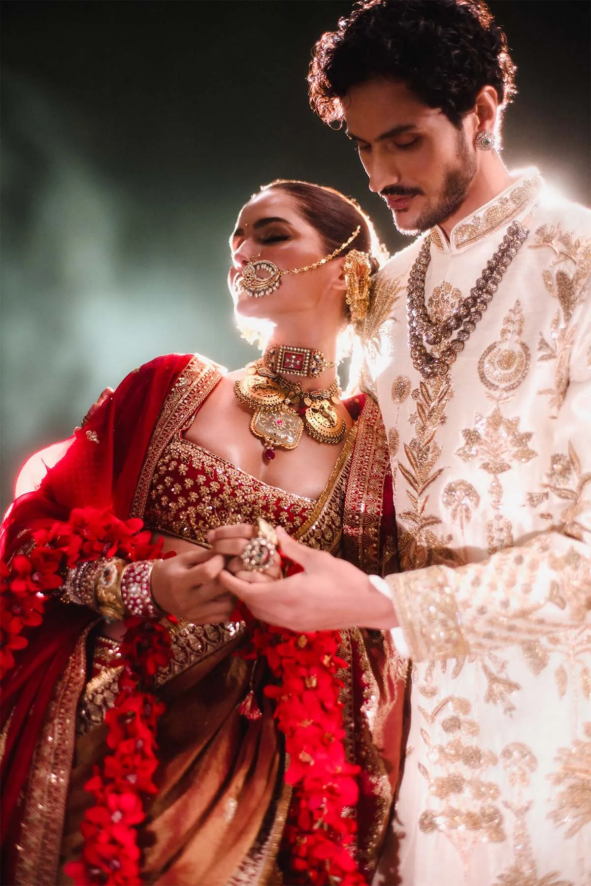 The Anar Bagh Lehenga [with original dupatta][without veil]