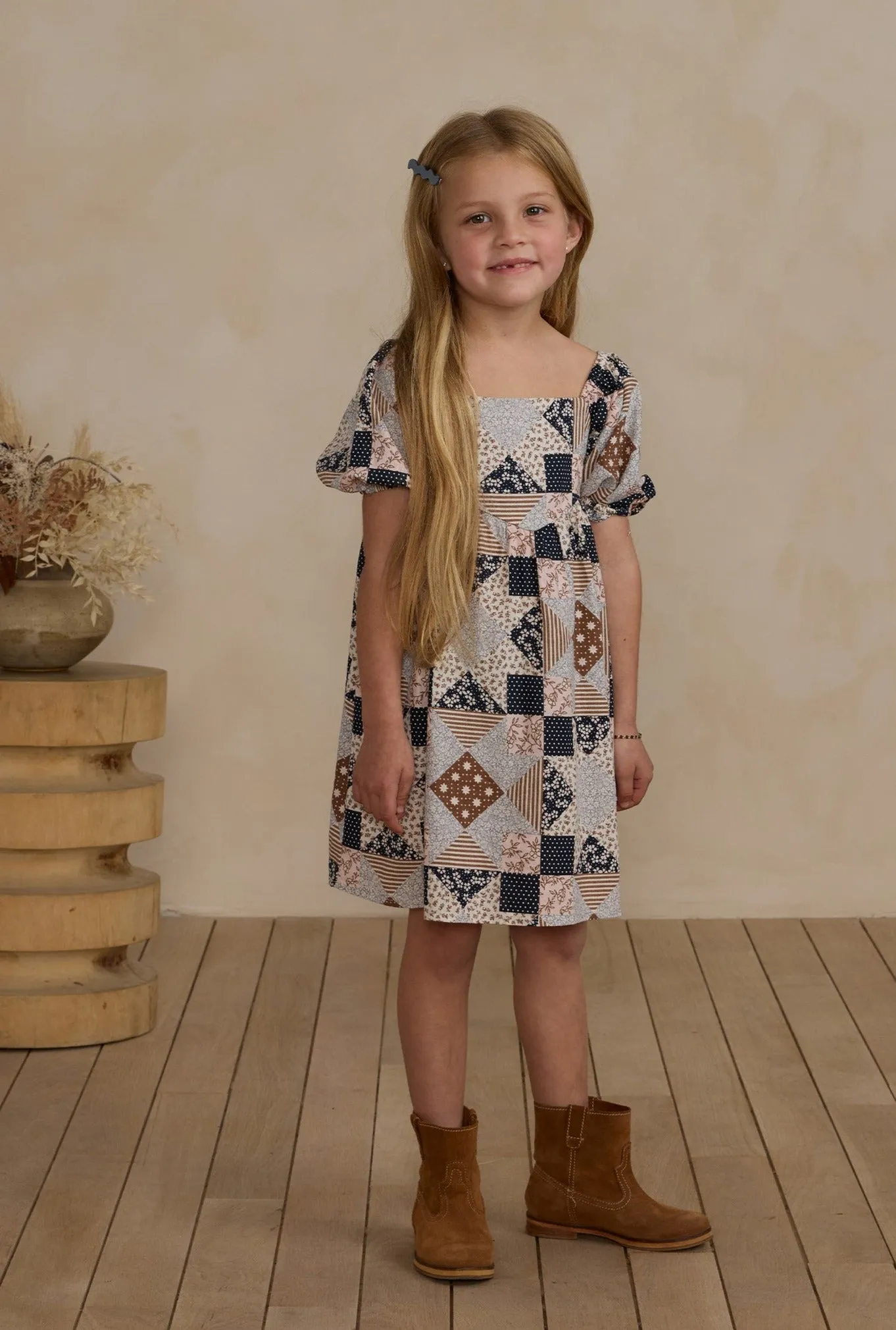 The Cassidy Dress by Rylee   Cru - Patchwork - BABY