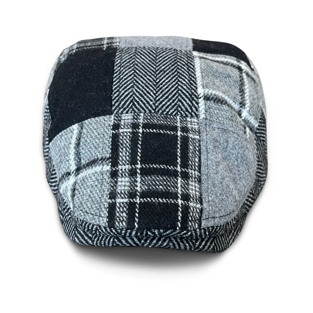 The Lunchbox Blackbox Edition Boston Scally Cap - Black Plaid