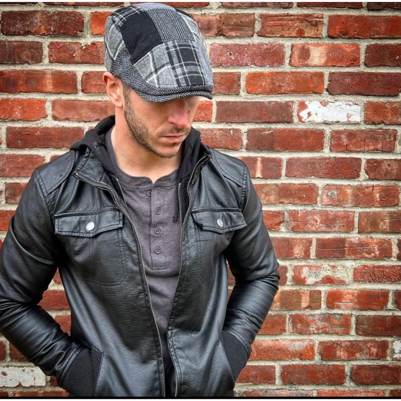 The Lunchbox Blackbox Edition Boston Scally Cap - Black Plaid