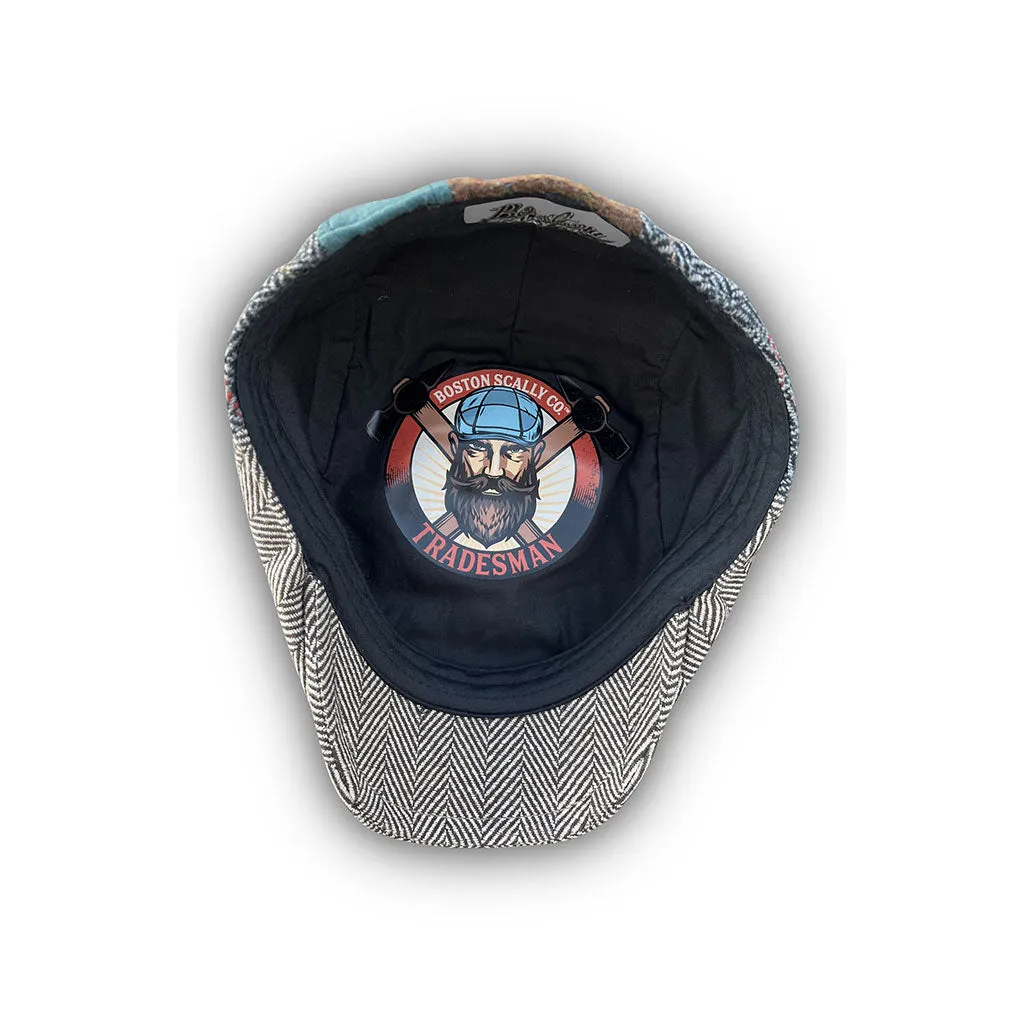 The Tradesman Boston Scally Cap - Patchwork Edition