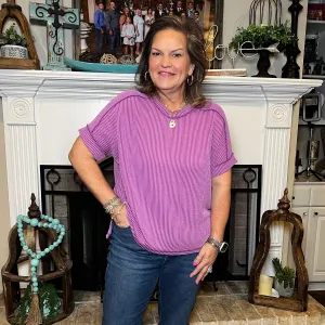 Timeless Comfort Top - Purple