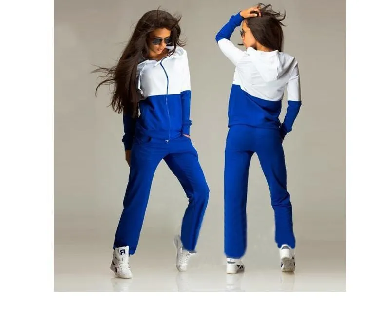 Two Tone Hoodie & Pants (2 Piece Set)
