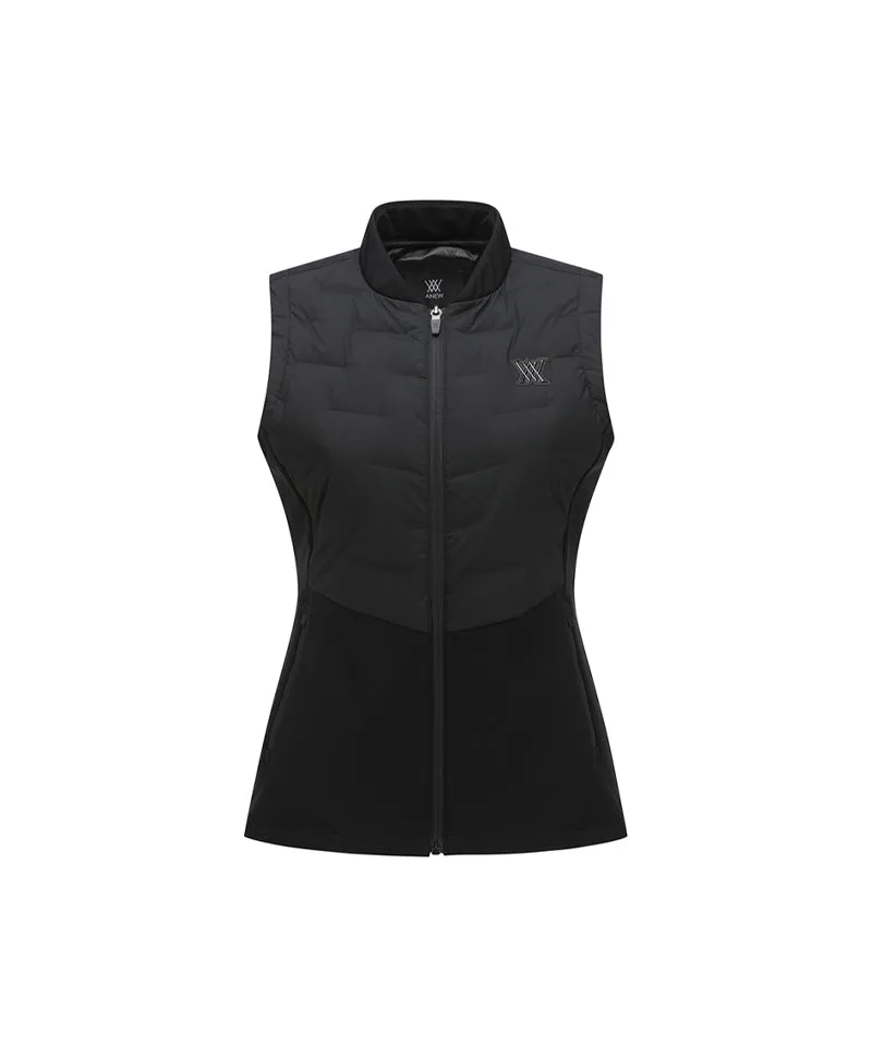 Ultra Light Down Women Vest  - Black