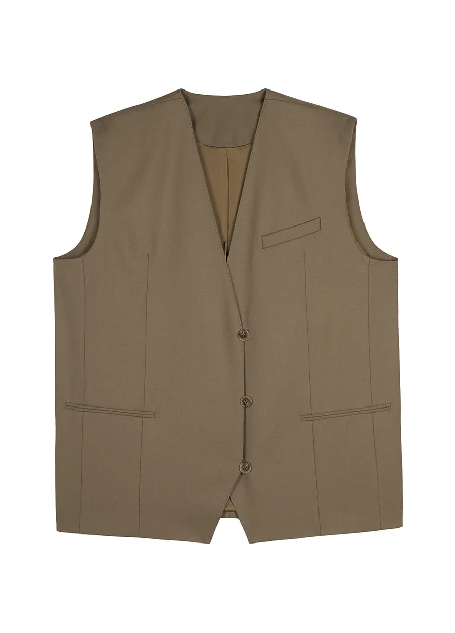 Vest / JNBY Relaxed Mid-length Blazer Vest