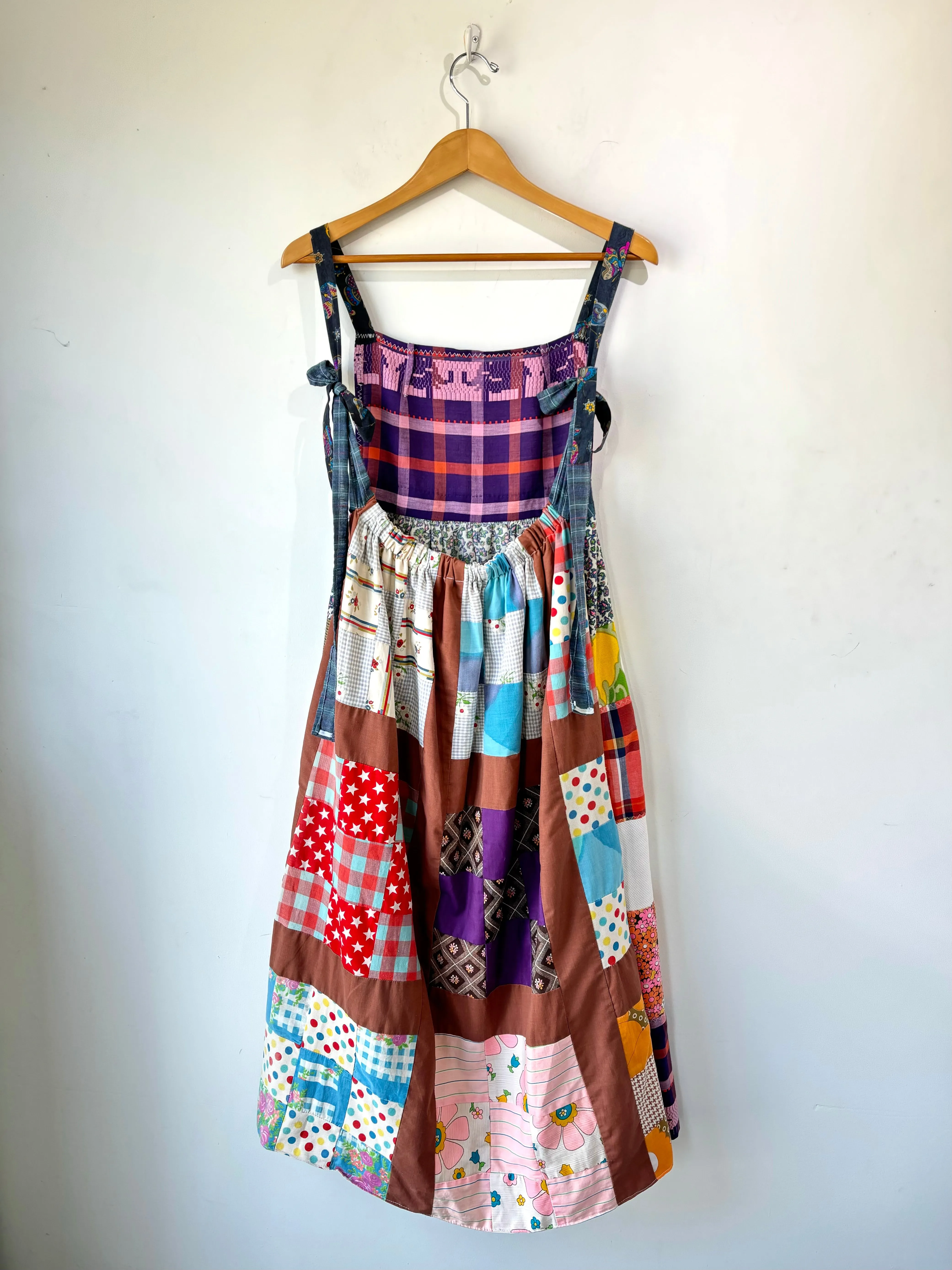Vintage Handmade Patchwork Maxi Dress