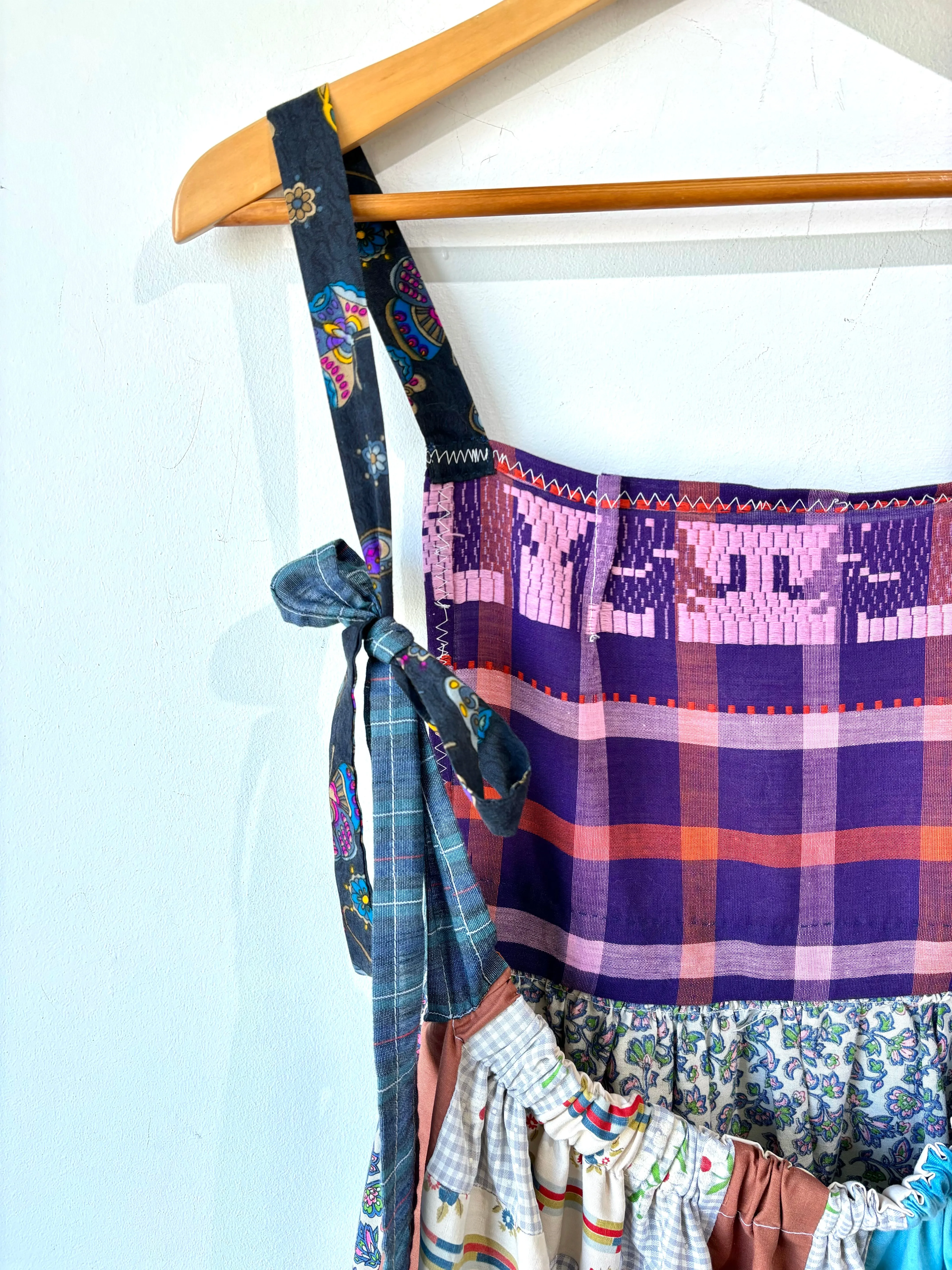 Vintage Handmade Patchwork Maxi Dress