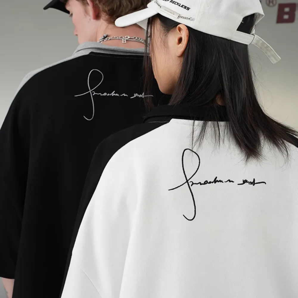 Vintage Premium Panel Polo Shirt