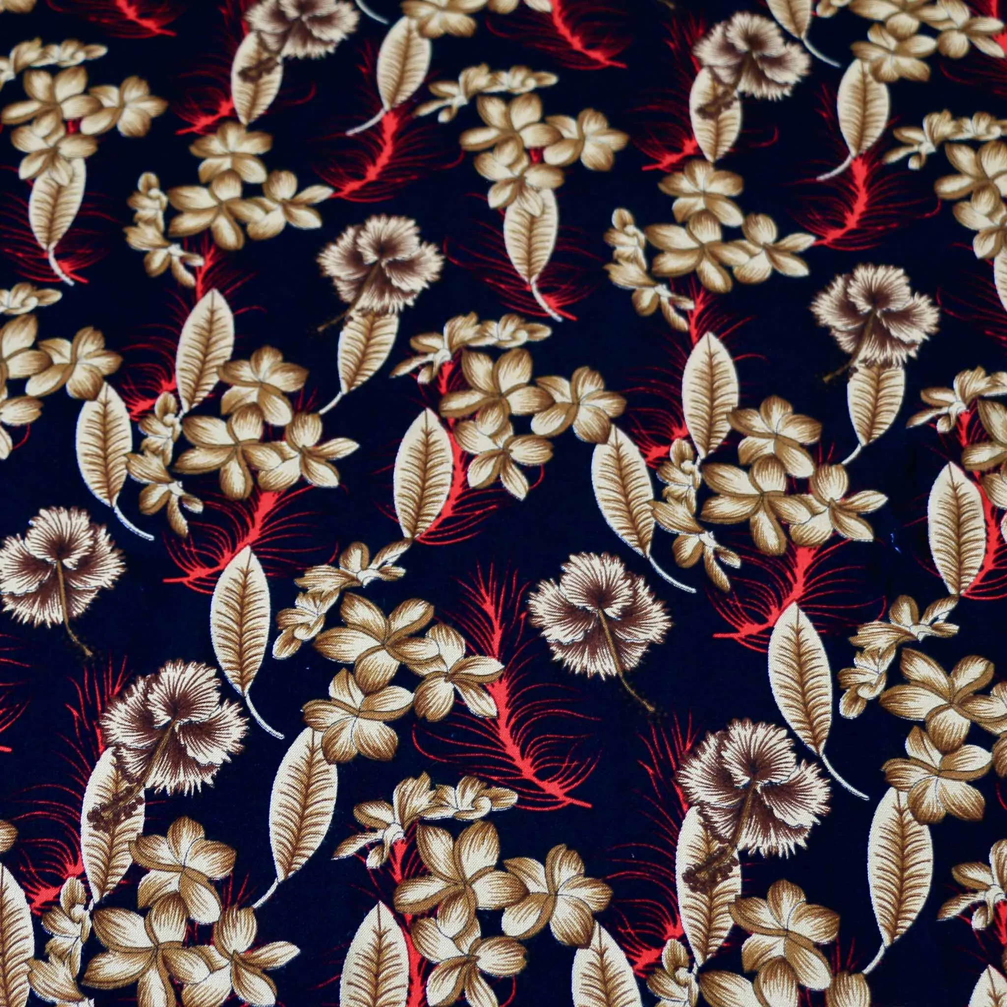 Viscose Challis Fabric - Black