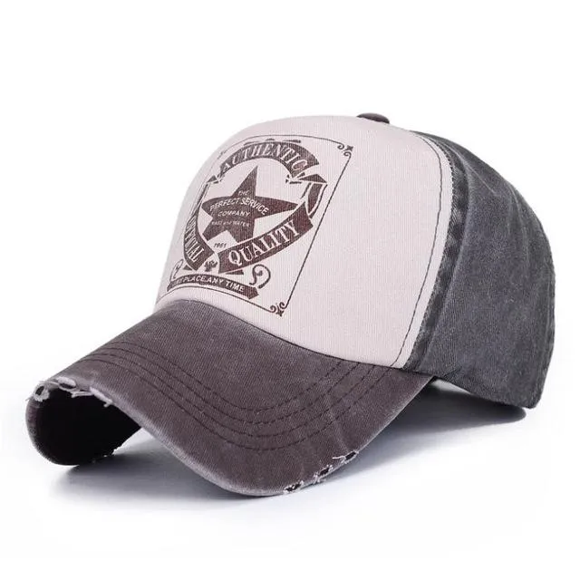 West Louis™ Star Patchwork Baseball Cap
