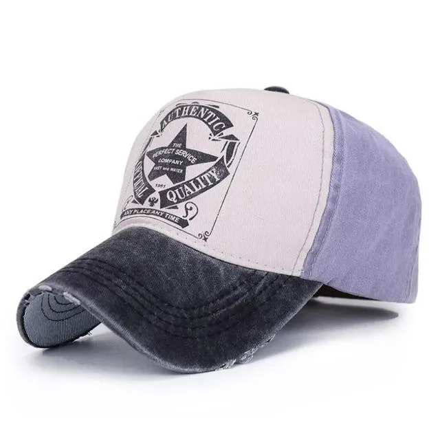 West Louis™ Star Patchwork Baseball Cap