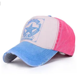 West Louis™ Star Patchwork Baseball Cap