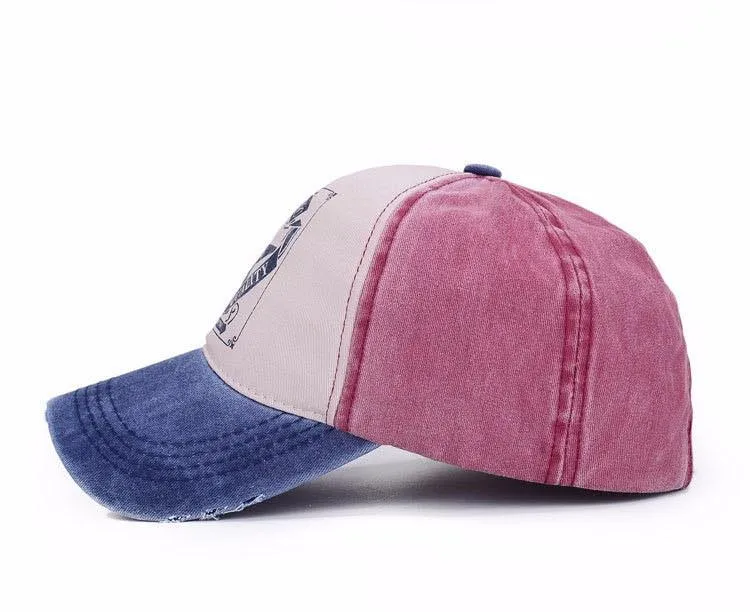 West Louis™ Star Patchwork Baseball Cap