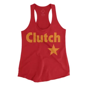 WOMEN'S - Clutch Star | Red Racerback Tank Top
