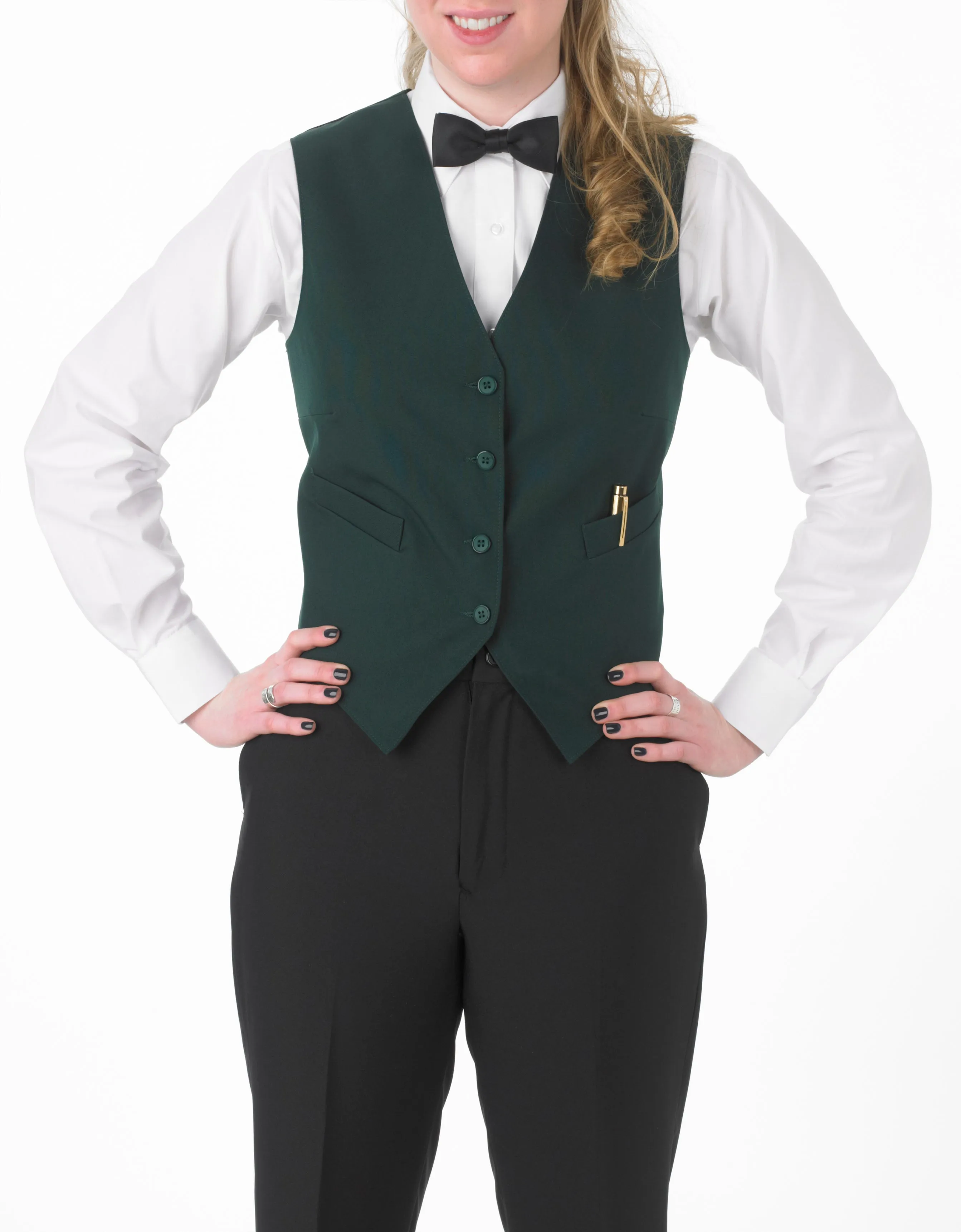 Women's Full Back Vest with Inside and Outside Pockets